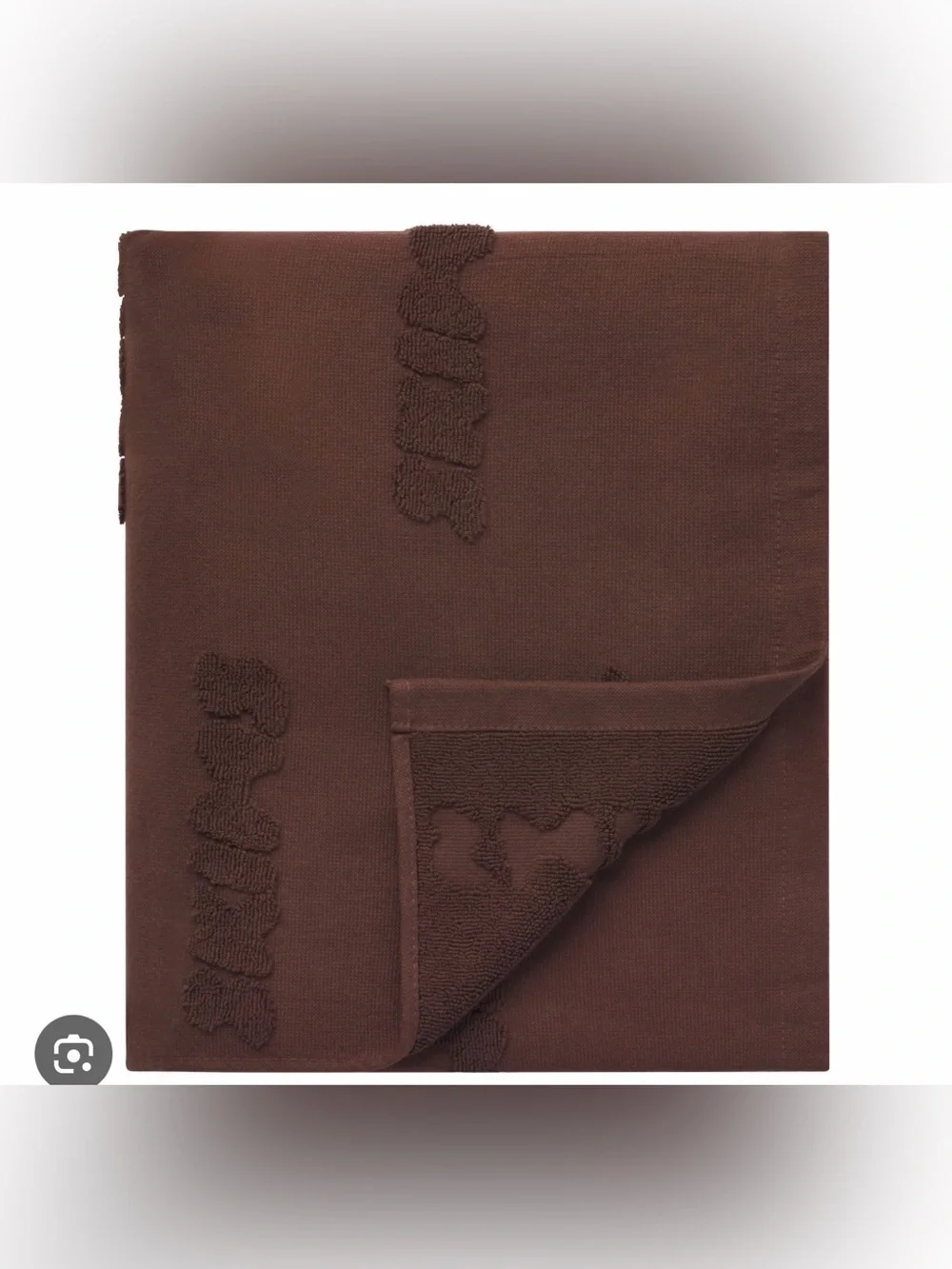 SKIMS RECYCLED SWIM TOWEL STYLE: AC-TLW-1404 COLOR: COCOA SIZE: ONS